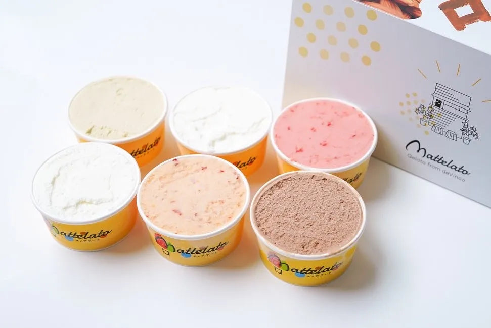 【ふるさと納税】マッテラート 佐渡島の金山 佐渡食材のジェラート6個詰め合わせ(85ml×6個) 【 お菓子 ジェラート スイーツ いちご ミルク 詰め合わせ 】