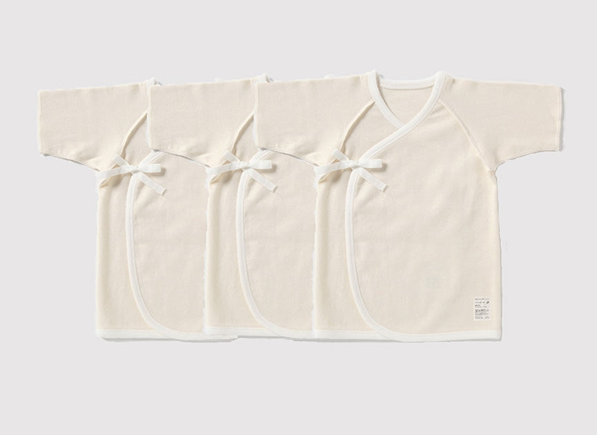 「プリスティン22世紀」ベビー短肌着3枚セット