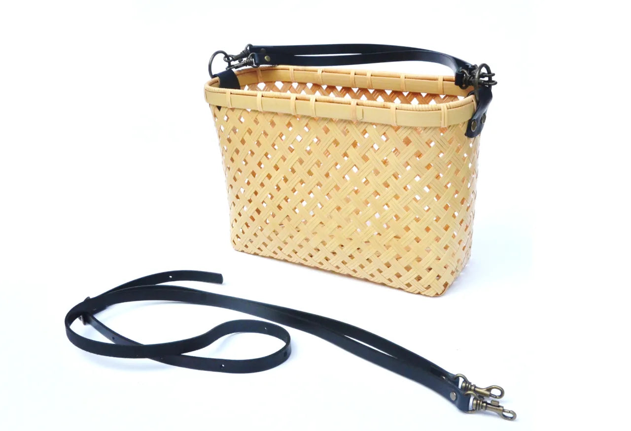 【佐渡竹工芸】竹かごバッグ