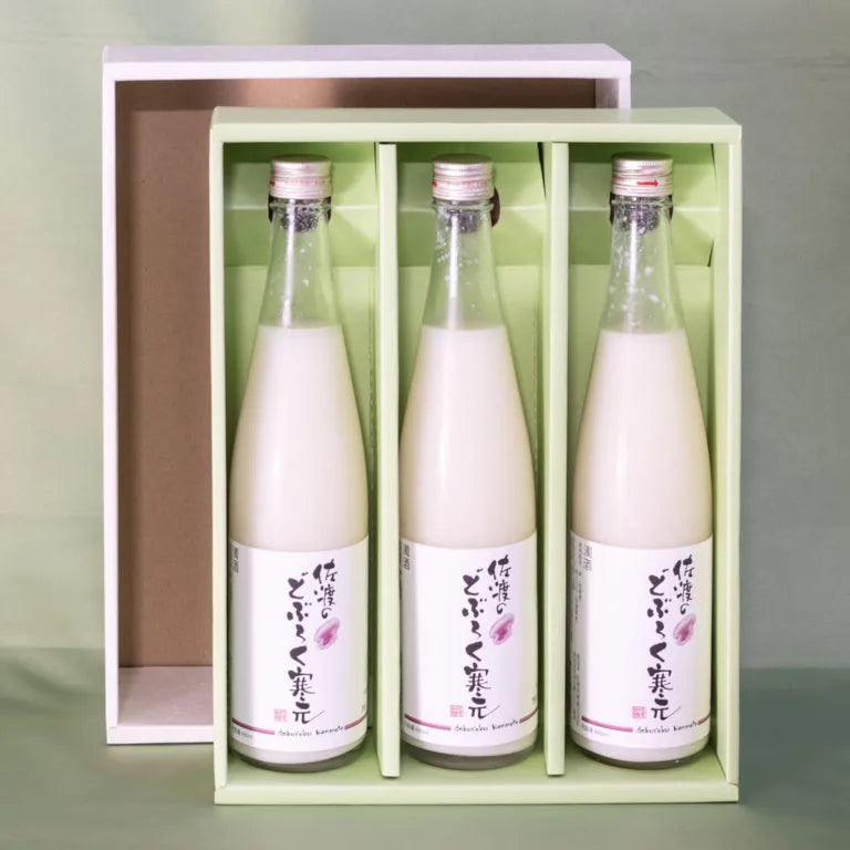 「佐渡のどぶろく7度」 3本