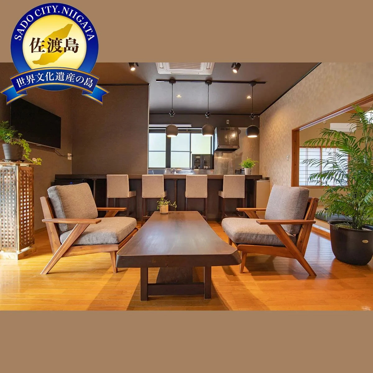 ゲストハウスUZU佐渡ペア宿泊券(佐渡産食材のBBQ付き)