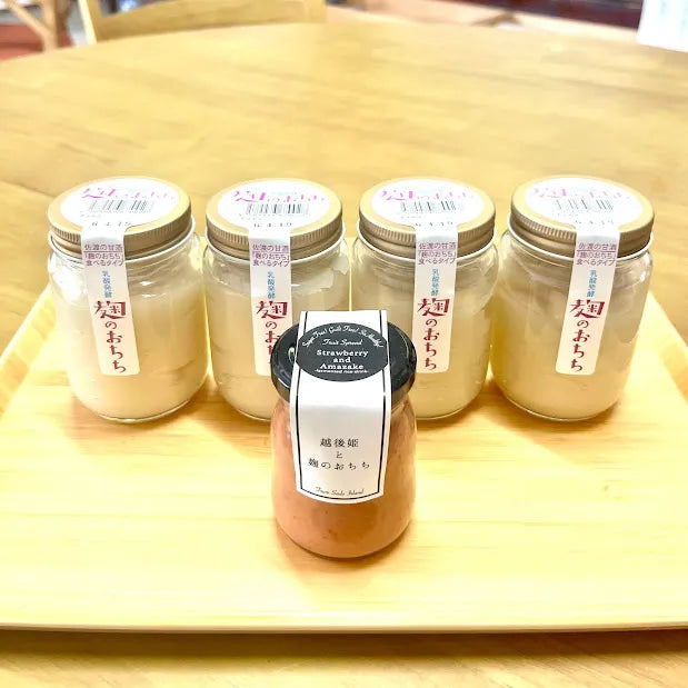 越後姫と麹のおちちジャム&麹のおちち食べるタイプのセット