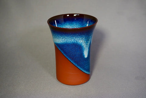 ビールコップ (ブルー)