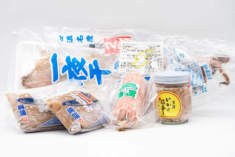 佐渡島名物 「へんじんもっこ」と「イカ」と「トビウオ」セット
