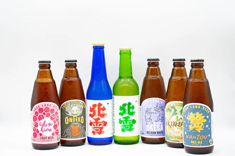【地ビール地酒セット】クラフトビールと北雪スパークリング